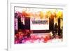 NYC Watercolor Collection - Fifth Avenue Station-Philippe Hugonnard-Framed Art Print