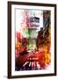 NYC Watercolor Collection - Fire Lane-Philippe Hugonnard-Framed Art Print