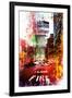 NYC Watercolor Collection - Fire Lane-Philippe Hugonnard-Framed Art Print