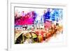 NYC Watercolor Collection - Fire Truck-Philippe Hugonnard-Framed Art Print