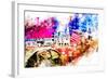 NYC Watercolor Collection - Fire Truck-Philippe Hugonnard-Framed Art Print