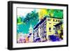 NYC Watercolor Collection - Green Sky-Philippe Hugonnard-Framed Art Print