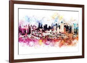 NYC Watercolor Collection - Hell's Kitchen-Philippe Hugonnard-Framed Art Print