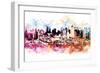 NYC Watercolor Collection - Hell's Kitchen-Philippe Hugonnard-Framed Premium Giclee Print