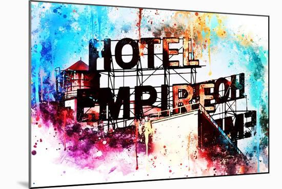 NYC Watercolor Collection - Hote Empire-Philippe Hugonnard-Mounted Art Print