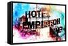 NYC Watercolor Collection - Hote Empire-Philippe Hugonnard-Framed Stretched Canvas