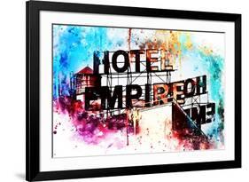 NYC Watercolor Collection - Hote Empire-Philippe Hugonnard-Framed Art Print