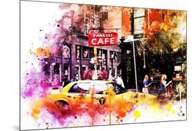 NYC Watercolor Collection - In Soho-Philippe Hugonnard-Mounted Art Print