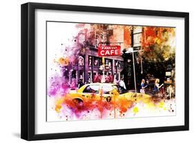 NYC Watercolor Collection - In Soho-Philippe Hugonnard-Framed Art Print