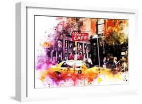 NYC Watercolor Collection - In Soho-Philippe Hugonnard-Framed Art Print