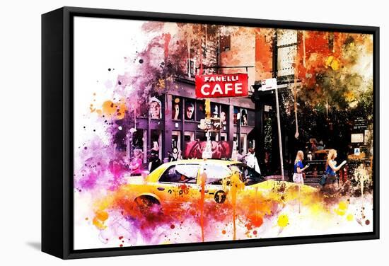 NYC Watercolor Collection - In Soho-Philippe Hugonnard-Framed Stretched Canvas