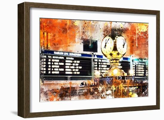 NYC Watercolor Collection - It's Time to Go-Philippe Hugonnard-Framed Art Print