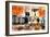 NYC Watercolor Collection - It's Time to Go-Philippe Hugonnard-Framed Art Print