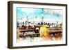 NYC Watercolor Collection - Letter Box-Philippe Hugonnard-Framed Premium Giclee Print