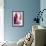 NYC Watercolor Collection - Life is Pink-Philippe Hugonnard-Framed Art Print displayed on a wall