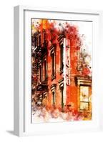 NYC Watercolor Collection - Liquors-Philippe Hugonnard-Framed Art Print