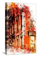 NYC Watercolor Collection - Liquors-Philippe Hugonnard-Stretched Canvas