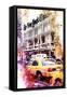 NYC Watercolor Collection - Look-Philippe Hugonnard-Framed Stretched Canvas