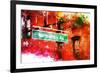 NYC Watercolor Collection - Manhattan Avenue-Philippe Hugonnard-Framed Art Print