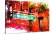NYC Watercolor Collection - Manhattan Avenue-Philippe Hugonnard-Stretched Canvas