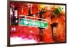 NYC Watercolor Collection - Manhattan Avenue-Philippe Hugonnard-Framed Art Print