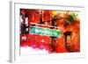 NYC Watercolor Collection - Manhattan Avenue-Philippe Hugonnard-Framed Art Print