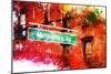 NYC Watercolor Collection - Manhattan Avenue-Philippe Hugonnard-Mounted Premium Giclee Print
