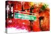 NYC Watercolor Collection - Manhattan Avenue-Philippe Hugonnard-Stretched Canvas