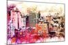 NYC Watercolor Collection - Manhattan District-Philippe Hugonnard-Mounted Art Print