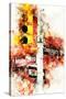 NYC Watercolor Collection - Manhattan Signs-Philippe Hugonnard-Stretched Canvas