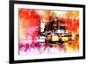 NYC Watercolor Collection - Manhattan Taxis-Philippe Hugonnard-Framed Art Print