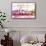 NYC Watercolor Collection - Manhattan View II-Philippe Hugonnard-Framed Stretched Canvas displayed on a wall