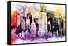 NYC Watercolor Collection - Midtown-Philippe Hugonnard-Framed Stretched Canvas