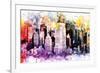 NYC Watercolor Collection - Midtown-Philippe Hugonnard-Framed Art Print