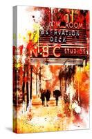 NYC Watercolor Collection - NBC Studios II-Philippe Hugonnard-Stretched Canvas