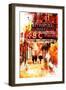 NYC Watercolor Collection - NBC Studios II-Philippe Hugonnard-Framed Premium Giclee Print