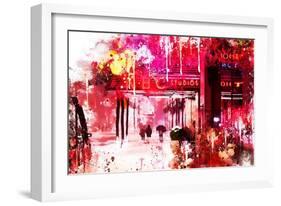 NYC Watercolor Collection - NBC Studios-Philippe Hugonnard-Framed Art Print