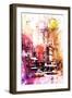 NYC Watercolor Collection - New York Architecture-Philippe Hugonnard-Framed Art Print
