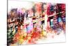 NYC Watercolor Collection - New York Facades-Philippe Hugonnard-Stretched Canvas