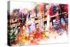 NYC Watercolor Collection - New York Facades-Philippe Hugonnard-Stretched Canvas