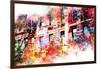 NYC Watercolor Collection - New York Facades-Philippe Hugonnard-Framed Art Print