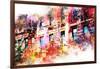 NYC Watercolor Collection - New York Facades-Philippe Hugonnard-Framed Art Print