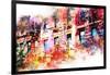 NYC Watercolor Collection - New York Facades-Philippe Hugonnard-Framed Art Print