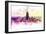 NYC Watercolor Collection - New York Skyline-Philippe Hugonnard-Framed Art Print