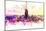 NYC Watercolor Collection - New York Skyline-Philippe Hugonnard-Mounted Art Print