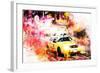 NYC Watercolor Collection - On the Night Road-Philippe Hugonnard-Framed Art Print