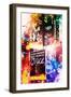 NYC Watercolor Collection - Once-Philippe Hugonnard-Framed Art Print