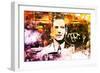 NYC Watercolor Collection - One Man-Philippe Hugonnard-Framed Art Print