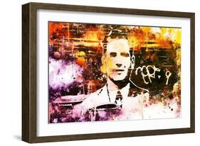 NYC Watercolor Collection - One Man-Philippe Hugonnard-Framed Premium Giclee Print