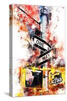 NYC Watercolor Collection - One Way-Philippe Hugonnard-Stretched Canvas